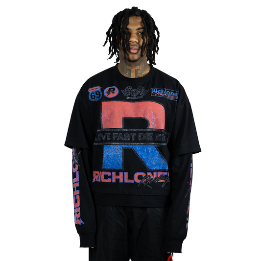 "BLACK" DOUBLE LAYER T-Shirt (Pre-Order)