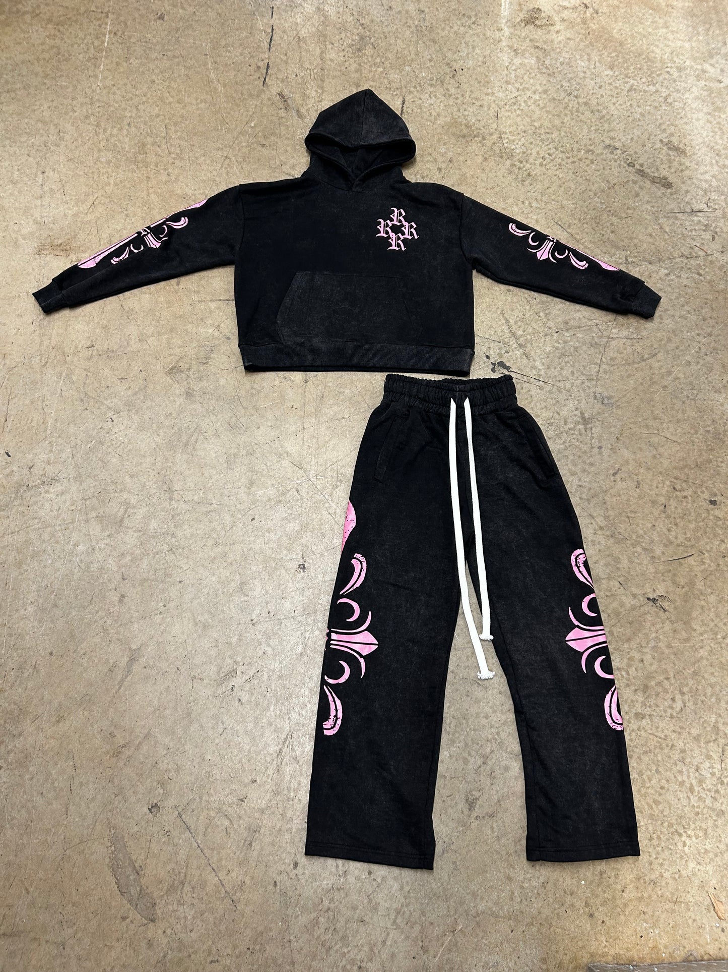 Riches Black & Pink tracksuit