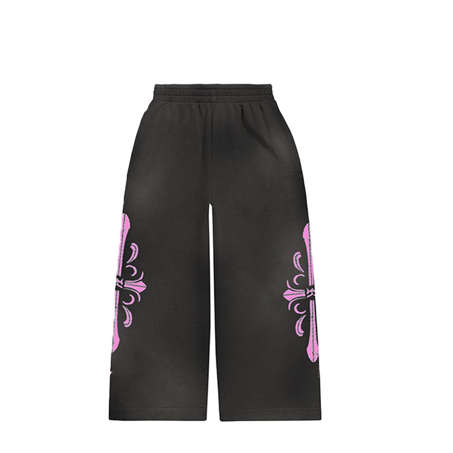 Riches Black & Pink Sweatpants