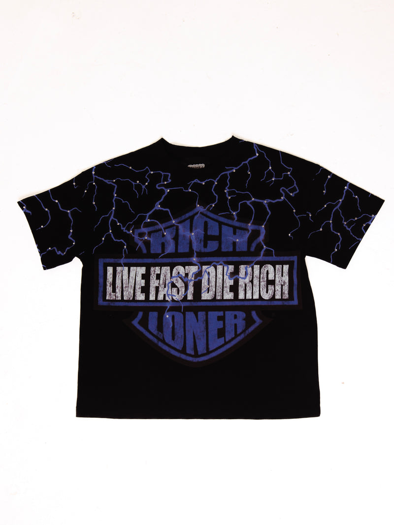 “Black” Live fast die rich shirt