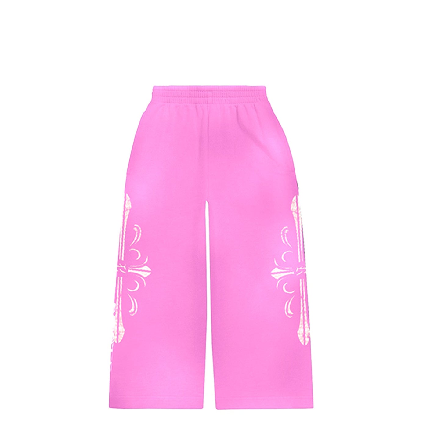 Riches Pink & White sweatpants