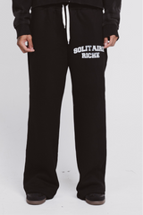 Black- Rich Solitaire Sweatpants